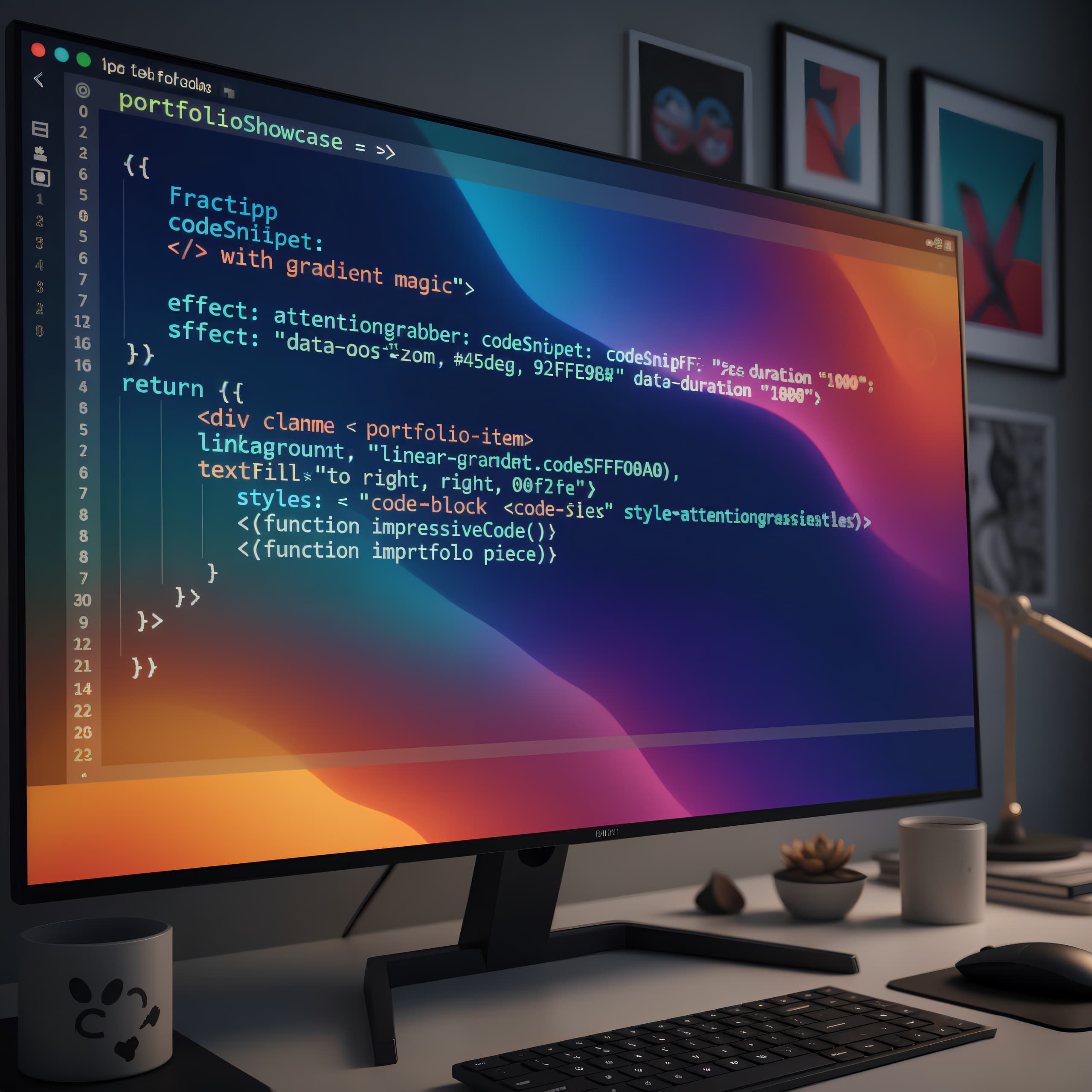 Code related visual